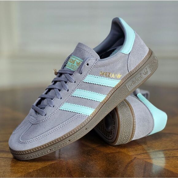 Adidas Handball Spezial Suede Women's Shoes Grey White Gum Size 7.5 Brand New LE - Picture 11 of 11